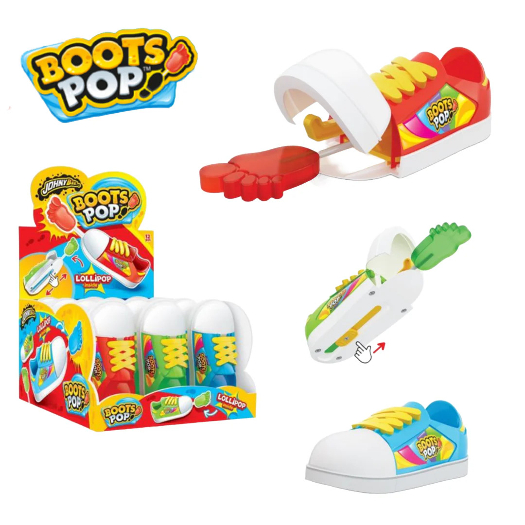 Леденец в чехле Кеды (Boots Pop) 12шт JohnyBee