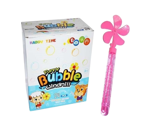 Мыльные пузыри Bubble stick с драже 24шт*5гр (6028)