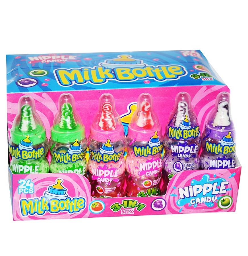 Леденцы и драже Milk bottle nipple candy 8*24*15гр Леденцы и драже Milk bottle nipple candy 8*24*15гр