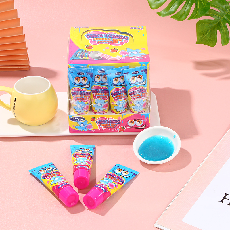 Ж.резинка в тюбике Pinta Lengua Bubble gum discolor 12*20*22гр.