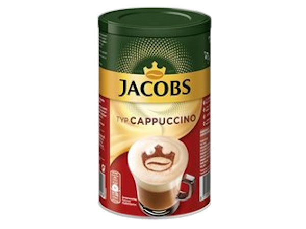 Кофейный напиток JACOBS Капучино 400г банка Кофейный напиток JACOBS Капучино 400г банка