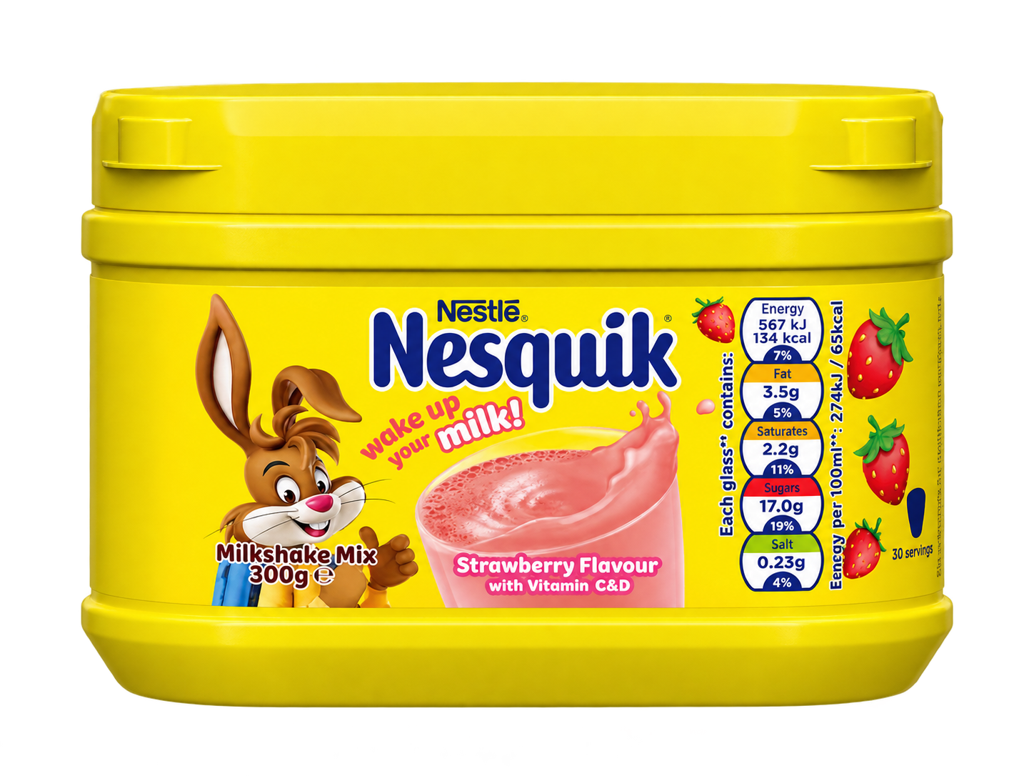 Nesquik Milk-Shake напиток КЛУБНИКА 300 г