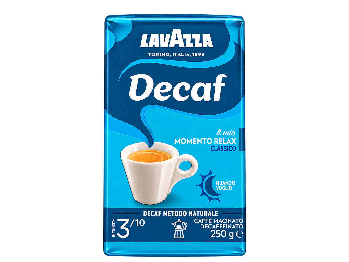 Кофе LAVAZZA 250г DEK classico