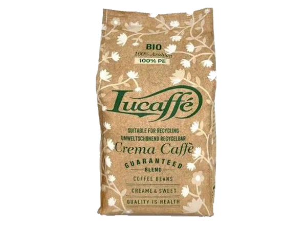 Lucaffe CREMA CAFFE BIO в зернах 500г 