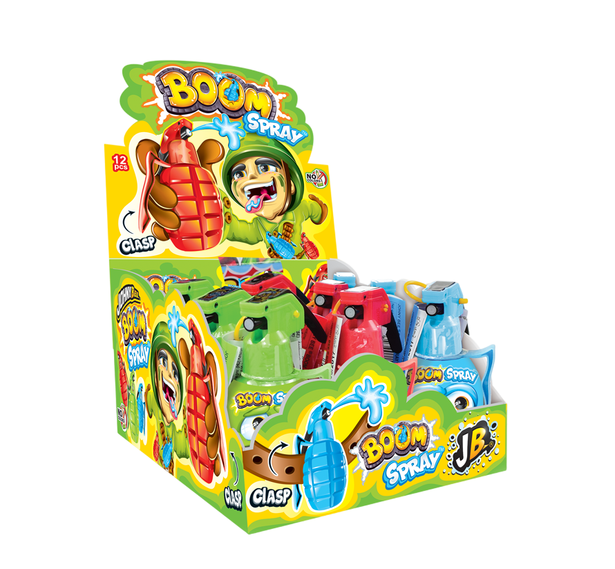 Жидкая конфета Граната Cпрей Johny Bee 12шт Жидкая конфета Граната Cпрей Johny Bee 12шт