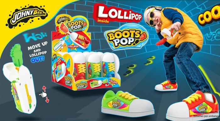 Леденец в чехле Кеды (Boots Pop) 12шт JohnyBee