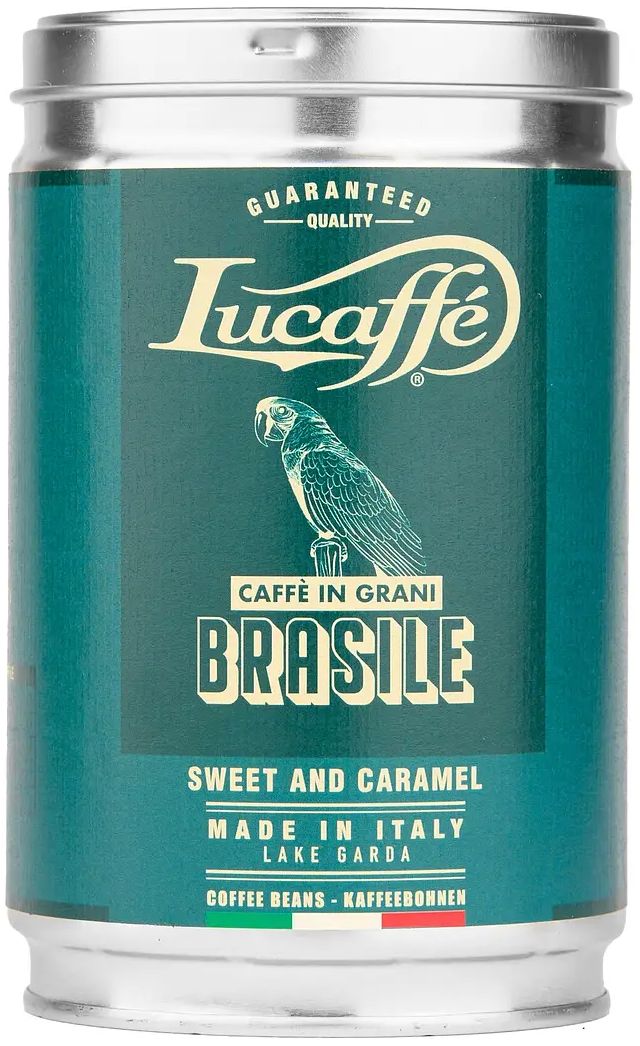 Кофе Lucaffe 250г BRASIL в зернах мет.банка *12шт Кофе Lucaffe 250г BRASIL в зернах мет.банка *12шт