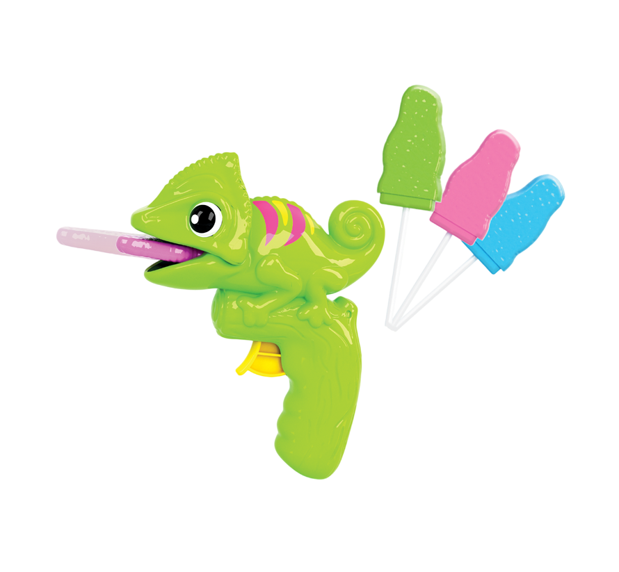 Леденец в пистолете Chameleon Gun Pop 12шт Johny Bee Леденец в пистолете Chameleon Gun Pop 12шт Johny Bee