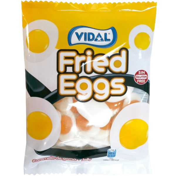 VIDAL Мармелад 90г Яичница (Fried Eggs) 14шт