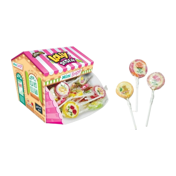 Леденец с узорами Mini shop Johny Bee 120шт*8гр