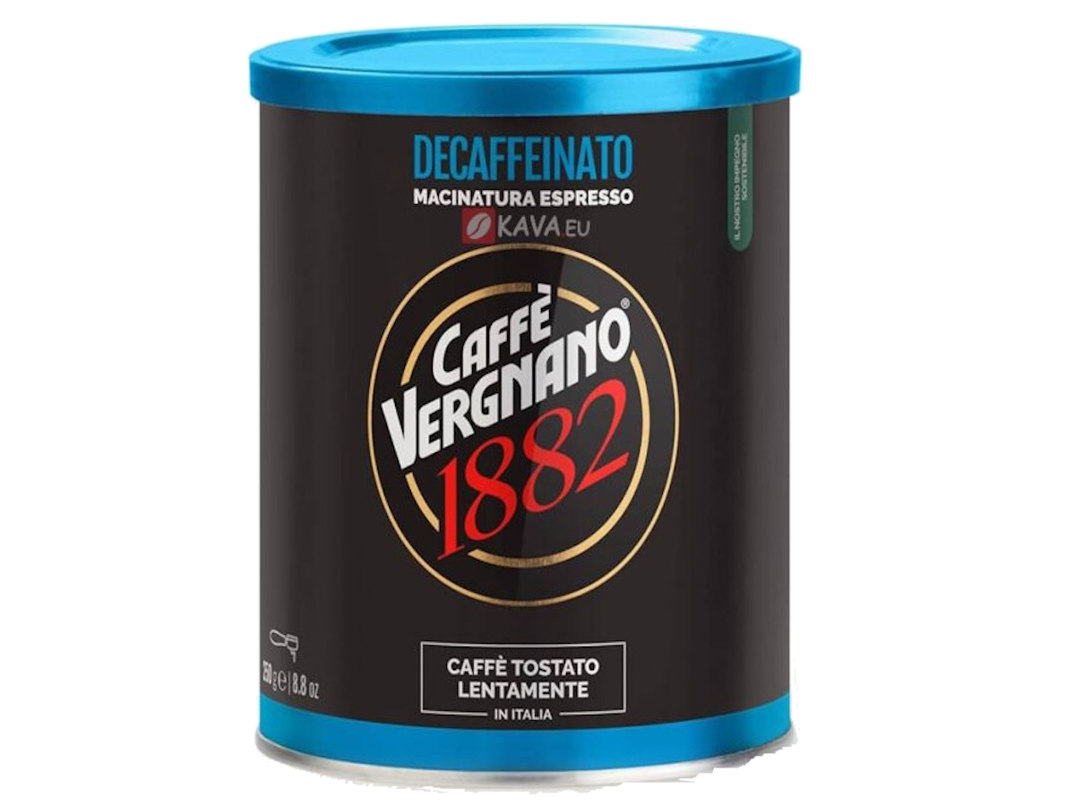 Кофе Vergnano DECAFF молотый 250г Кофе Vergnano DECAFF молотый 250г