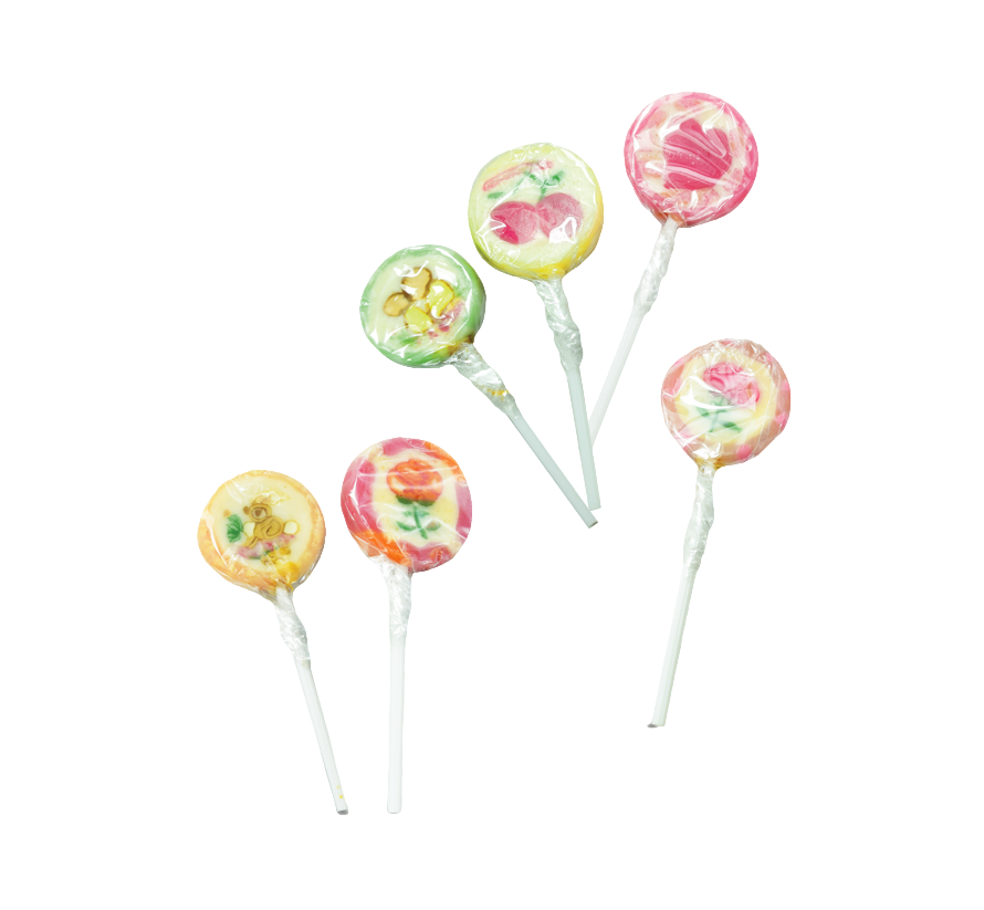 Леденец с узорами Mini shop Johny Bee 120шт*8гр Леденец с узорами Mini shop Johny Bee 120шт*8гр