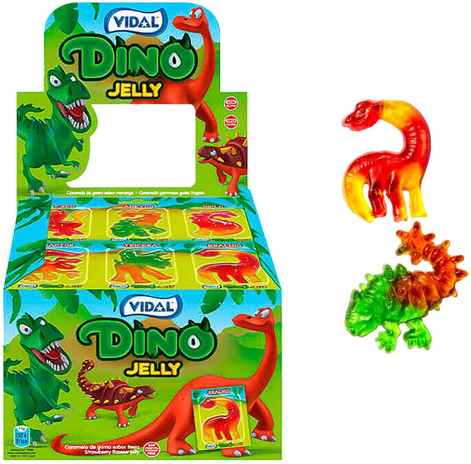 Мармелад VIDAL Dino Jelly 11гр Мармелад VIDAL Dino Jelly 11гр