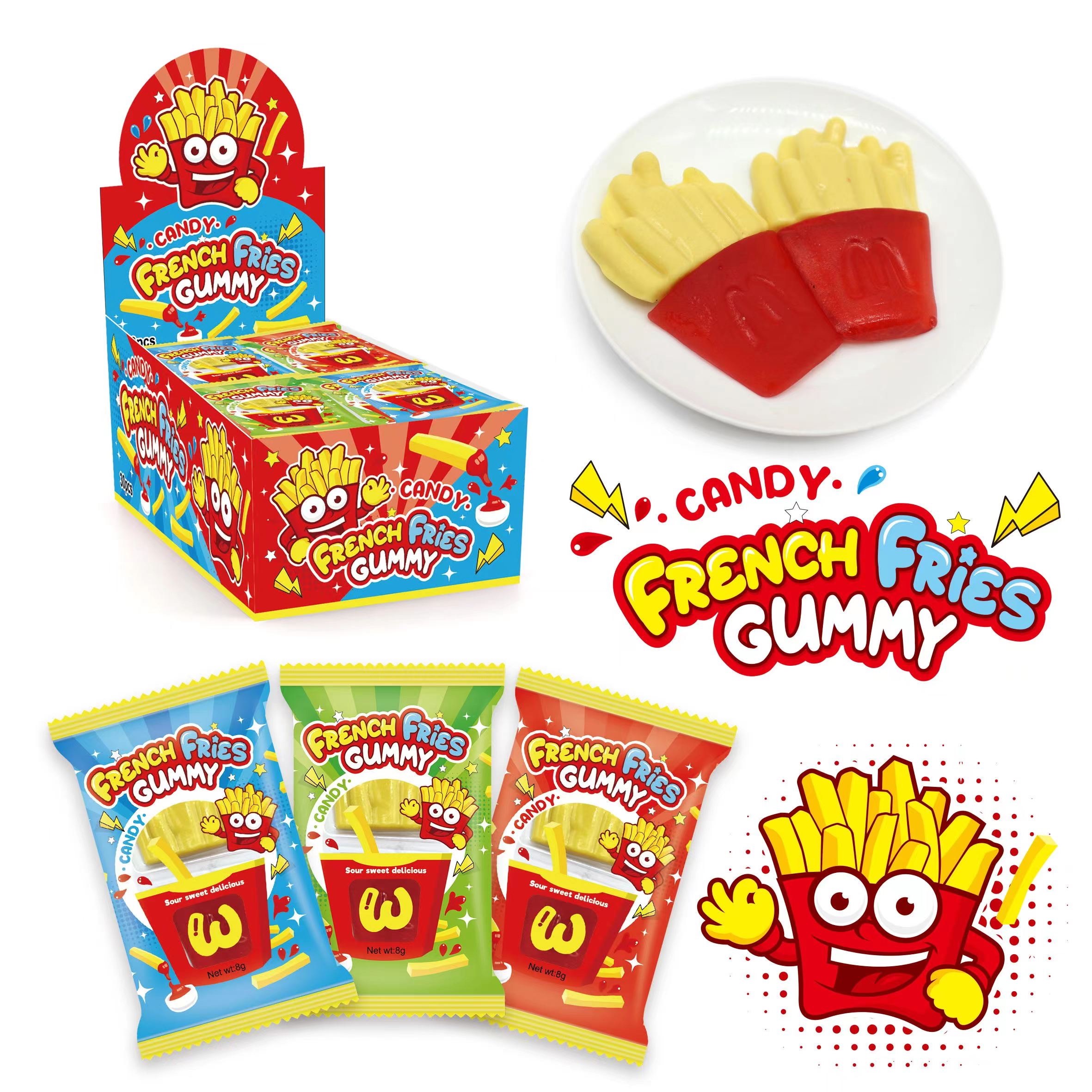 Мармелад 8г French Fries gummy 20*30шт