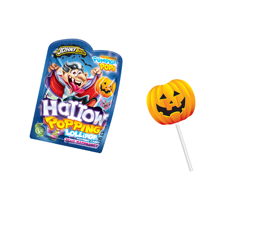 Леденец Хэллоуин с взрывной карамелью (Hallowen) Johny Bee 36 шт Леденец Хэллоуин с взрывной карамелью (Hallowen) Johny Bee 36 шт