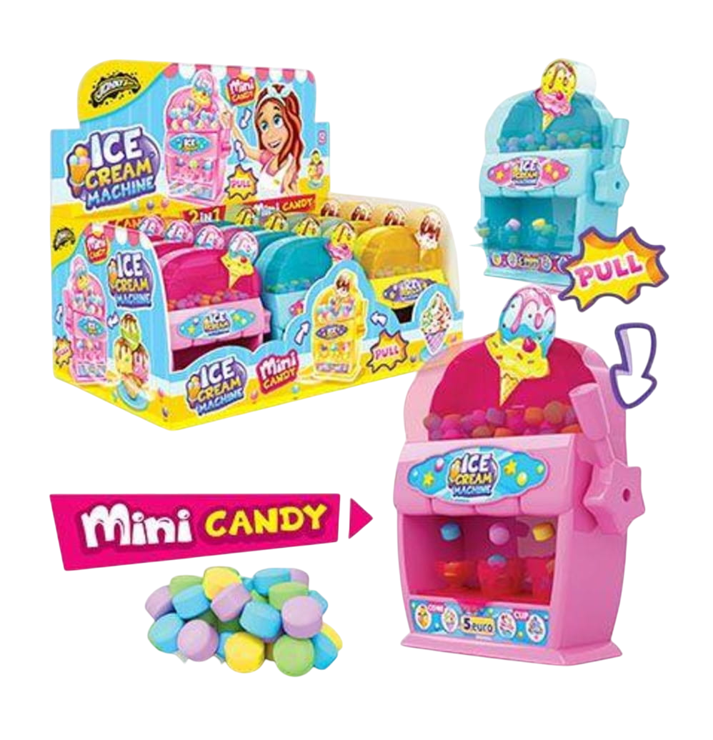 Драже Мороженица сахарное Ice Cream Machine12шт, Johny Bee Драже Мороженица сахарное Ice Cream Machine12шт, Johny Bee