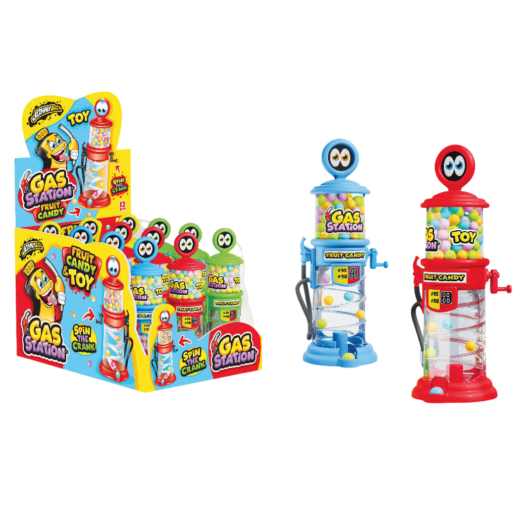 Игрушка Заправочная Станция с драже Johny Bee 12 шт Игрушка Заправочная Станция с драже Johny Bee 12 шт