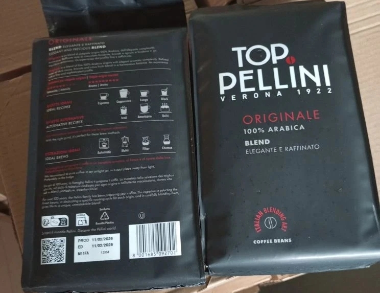Кофе PELLINI 1кг TOP в зернах, пакет *6шт
