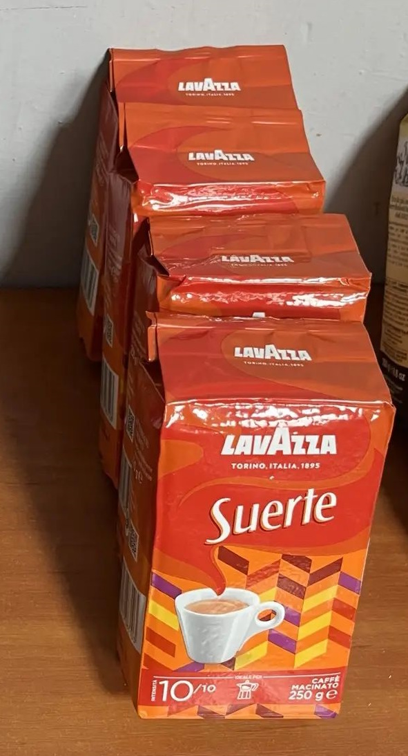 Кофе LAVAZZA 250г Suerte молотый, пакет 20шт