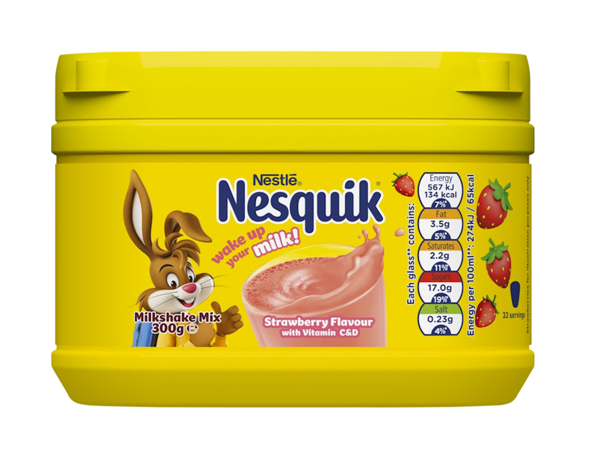 Какао Nesquik Milk-Shake напиток КЛУБНИКА 300 г Какао Nesquik Milk-Shake напиток КЛУБНИКА 300 г