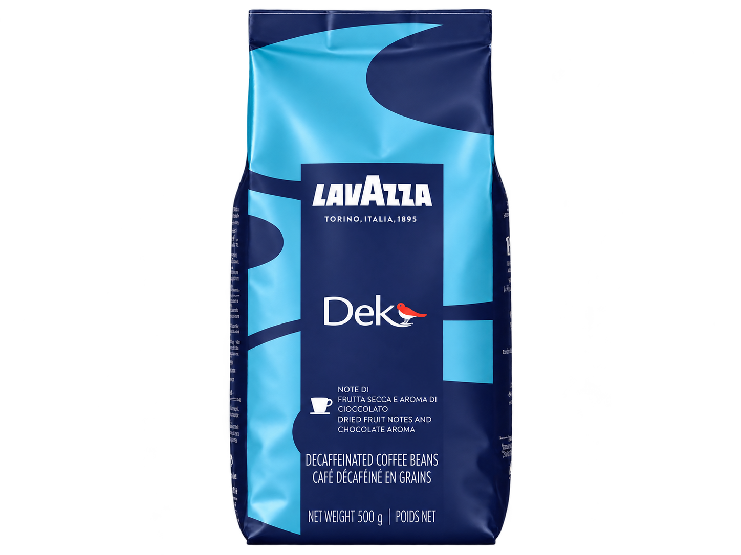 Кофе LAVAZZA DEK (без кофеина) в зернах 500г