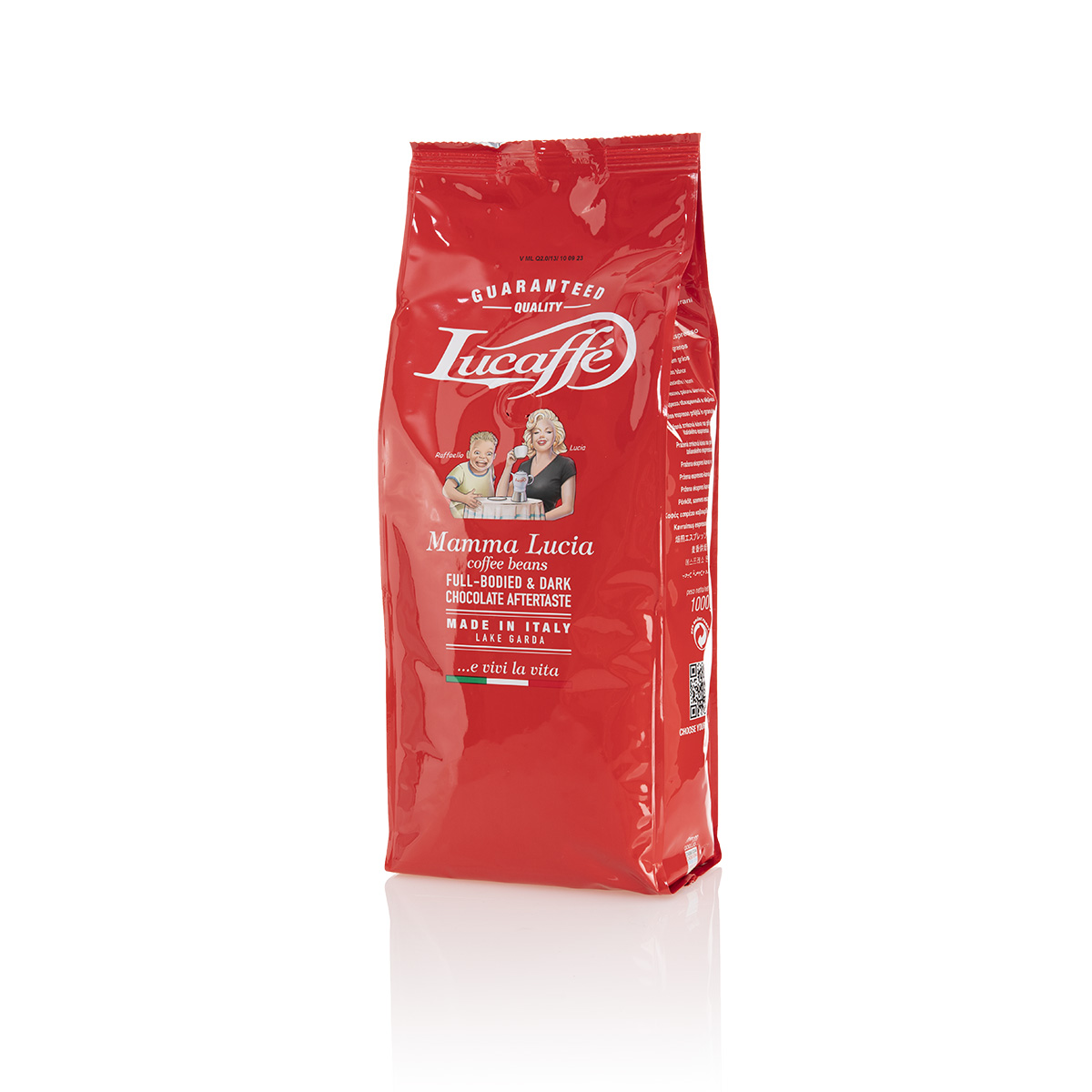 Кофе Lucaffe 1кг Mamma Lucia в зернах, пакет *12шт Кофе Lucaffe 1кг Mamma Lucia в зернах, пакет *12шт