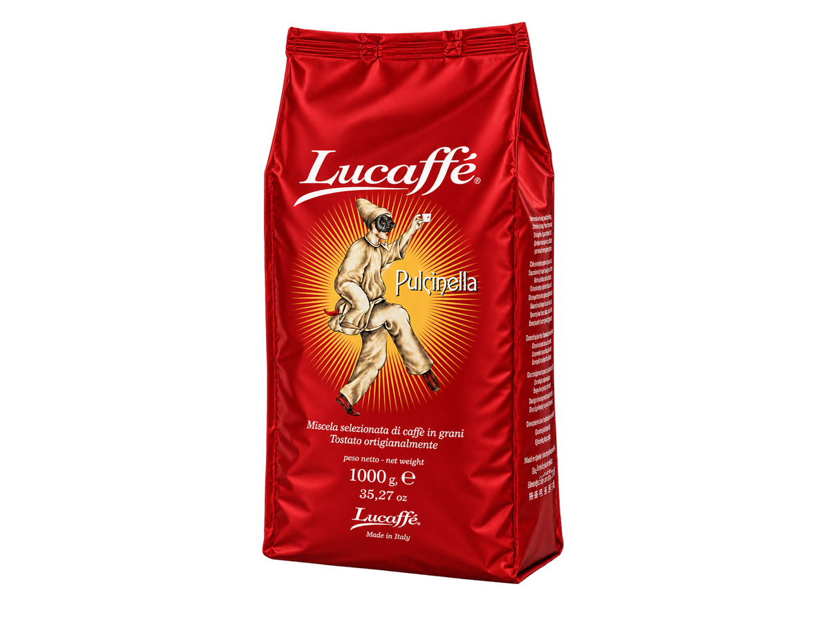 Кофе Lucaffe 1кг Pulcinella в зернах пакет *12шт
