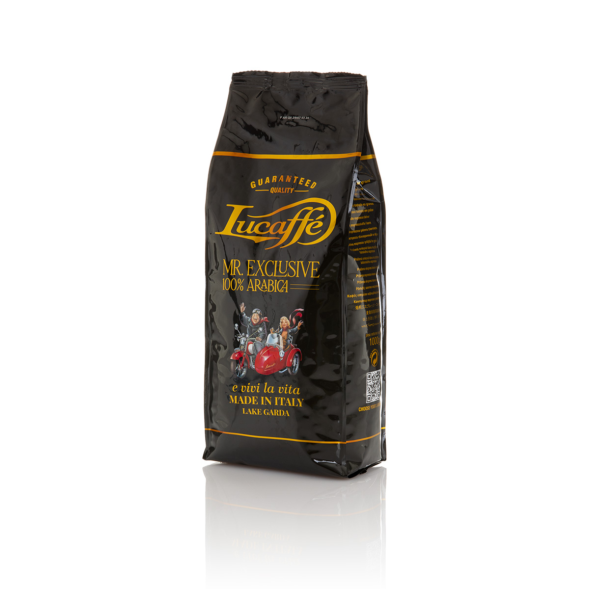 Кофе Lucaffe 1кг Mr.Exclusive в зернах пакет *12шт Кофе Lucaffe 1кг Mr.Exclusive в зернах пакет *12шт