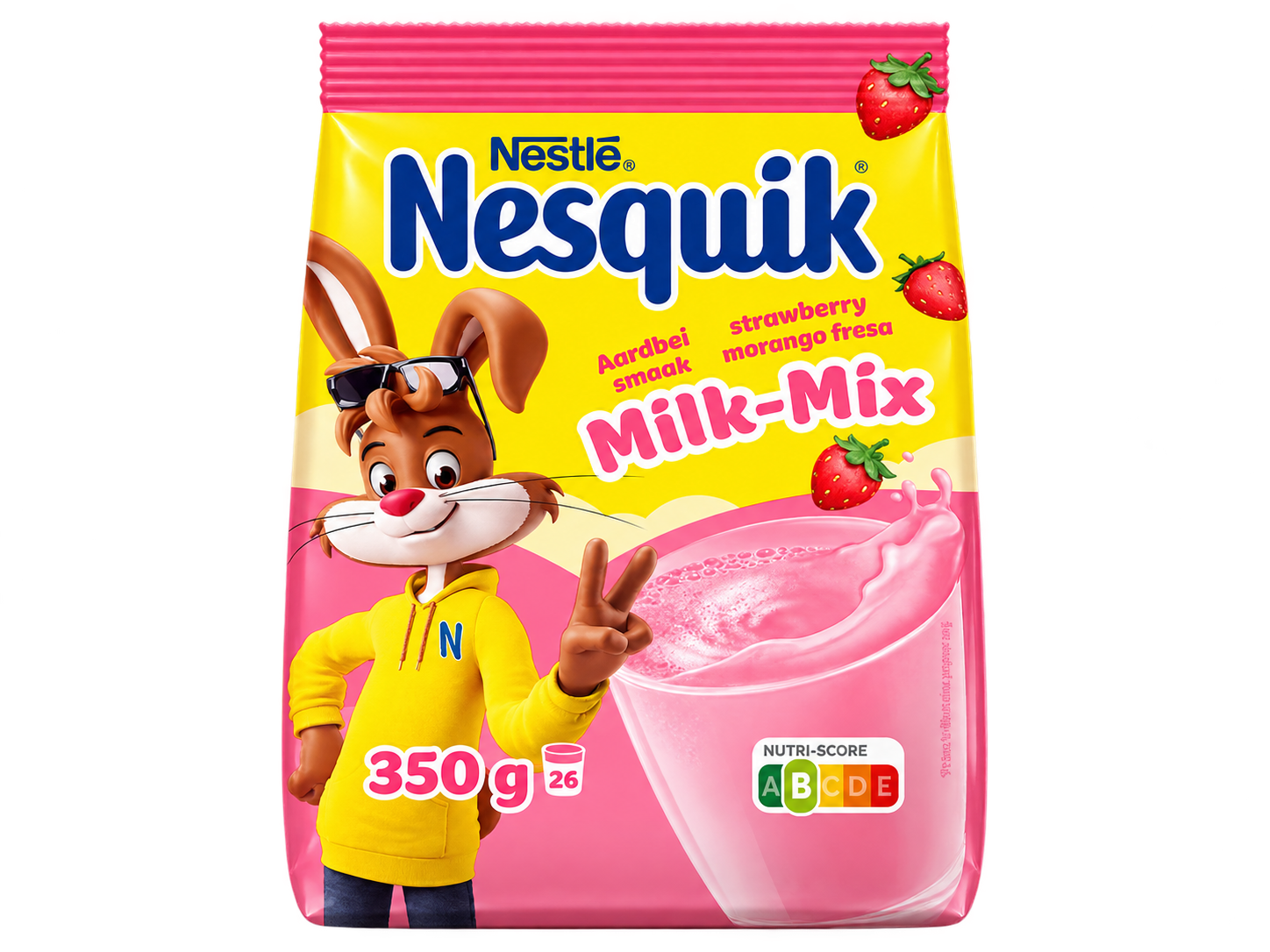 Nesquik милкшейк КЛУБНИКА 350 г 