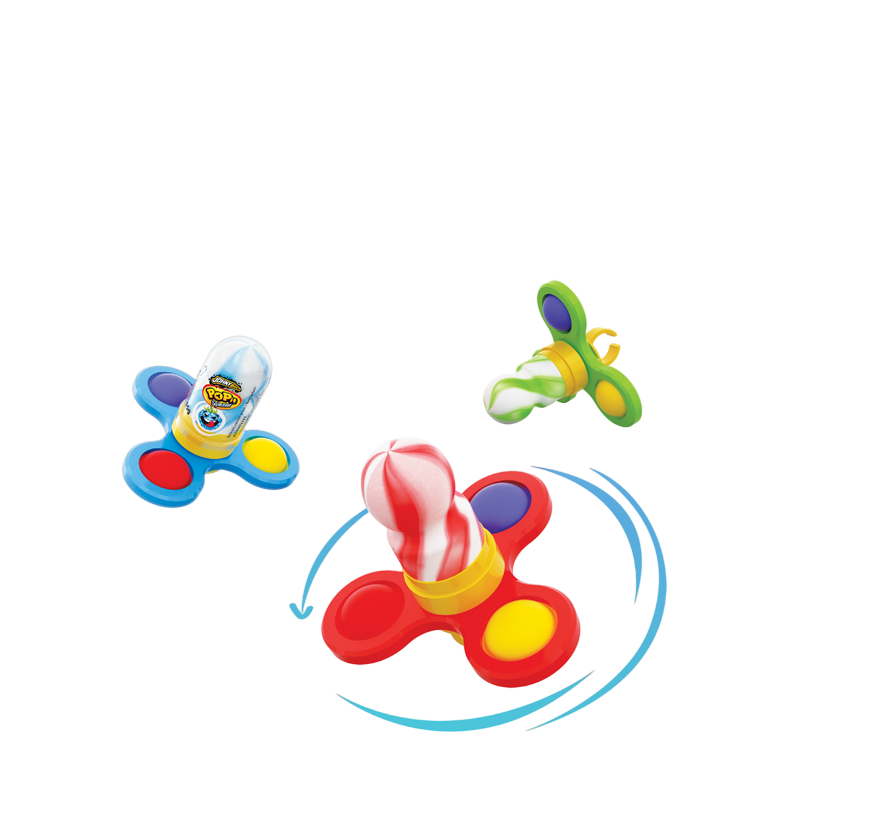 Леденец + Спинер Крутящийся 4 в 1(Pop It Spinner)16шт, Johny Bee Леденец + Спинер Крутящийся 4 в 1(Pop It Spinner)16шт, Johny Bee