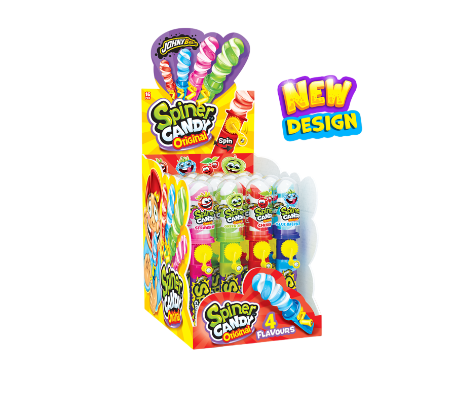 Леденец Spiner candy крутящийся 16 шт Johny Bee Леденец Spiner candy крутящийся 16 шт Johny Bee