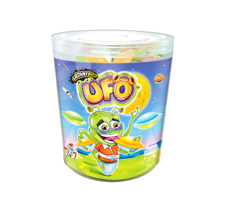 UFO вафельные подушечки с шипучкой Johny Bee 300шт UFO вафельные подушечки с шипучкой Johny Bee 300шт