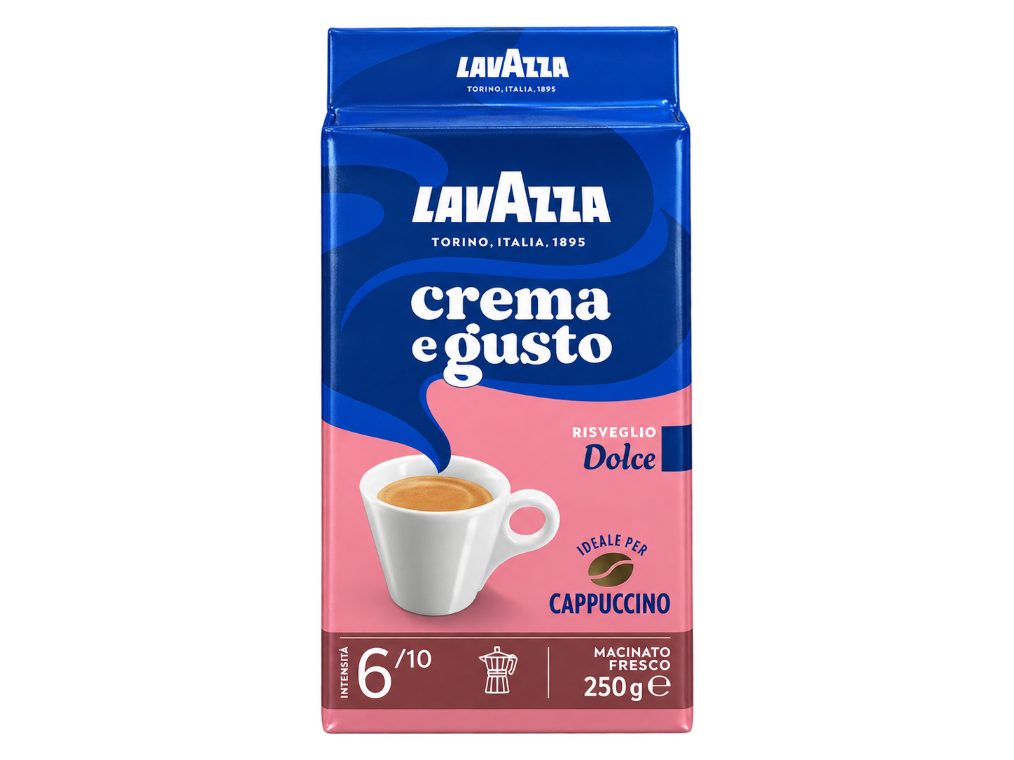 LAVAZZA 250г CREMA E GUSTO DOLCE/DELICATO молотый