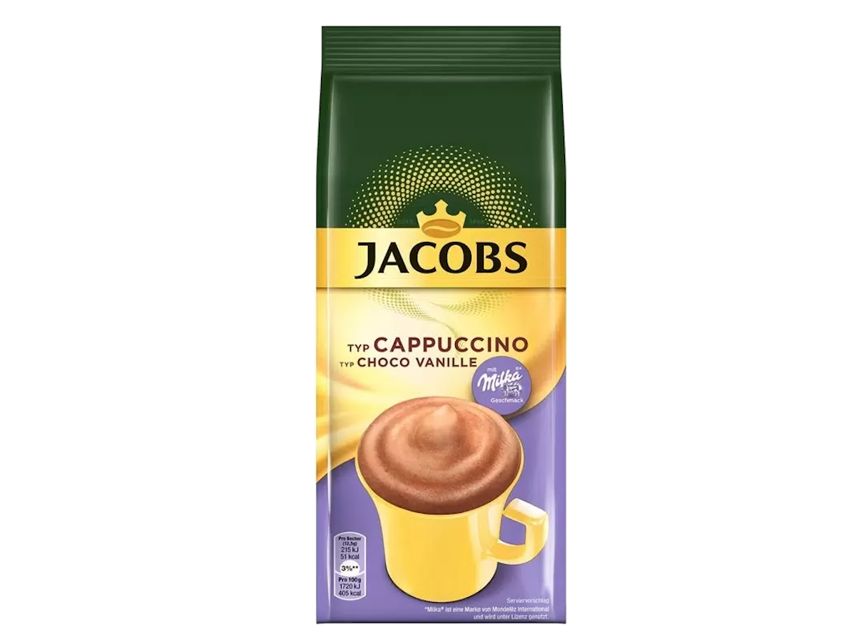 Кофейный напиток JACOBS Капучино Шоко Ваниль 500г Кофейный напиток JACOBS Капучино Шоко Ваниль 500г