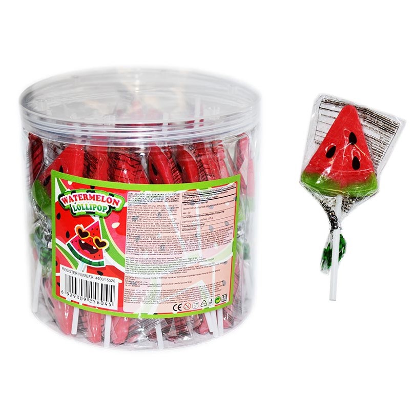 Леденцы Watermelon(Арбуз) lollipop 12*50*15гр Леденцы Watermelon(Арбуз) lollipop 12*50*15гр