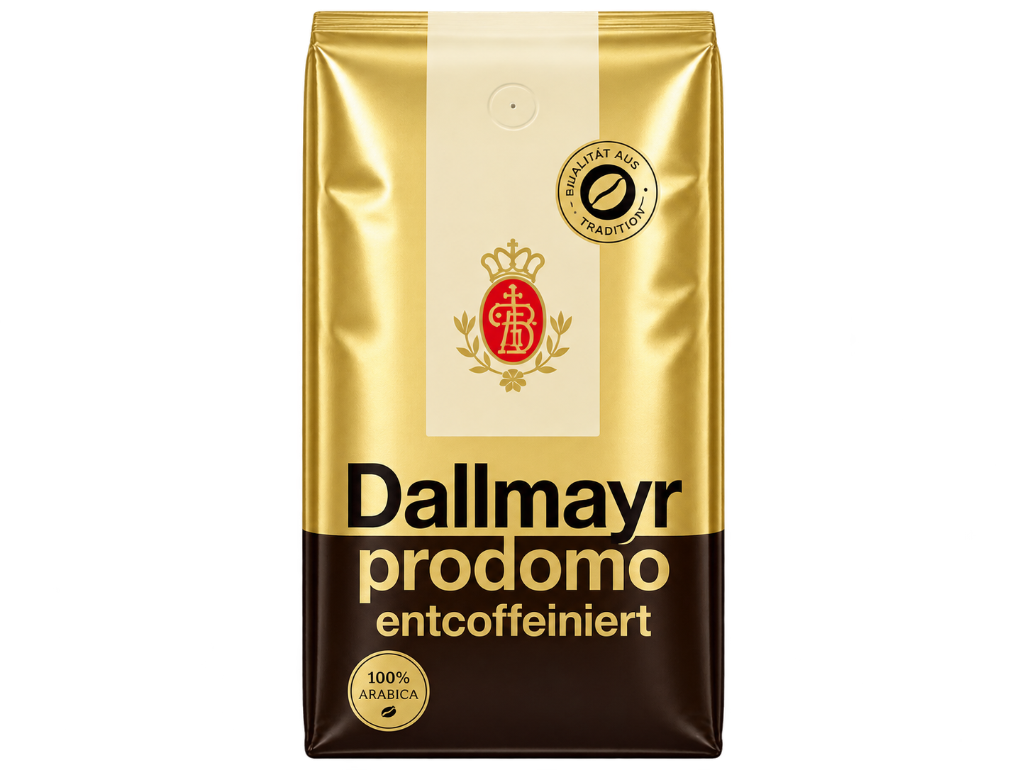 Кофе DALLMAYR PRODOMO ENTCOFFEINIERT 500г в зернах
