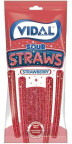 VIDAL Мармелад STIXI 90г Трубочка Клубника (Strawberry Straws) 14шт
