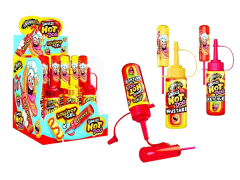 Жидкая конфета-гель+ леденец Hot Dog JohnyBee 12шт Жидкая конфета-гель+ леденец Hot Dog JohnyBee 12шт