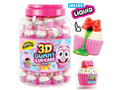 Мармелад Сочный Капкейк Gummy CupCake 3D Банка 60шт, Johny Bee