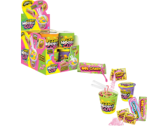 Мармелад+декстрозное драже+гель+шипучка Candy Noodle Cup 12шт, Johny Bee