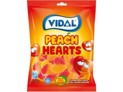 VIDAL Мармелад 90г Персиковые сердечки (Peach Hearts) 14шт