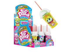 Леденец Dip n Lick Big Dipper с кислой пудрой в ведерке 12 шт Johny Bee