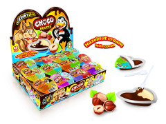 Шоколадный крем Johny Bee Сердечки (Choco Hearts) 48 шт