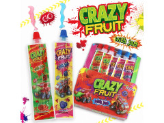 Жидкая карамель-гель 20г Crazy fruit with jam 24*24
