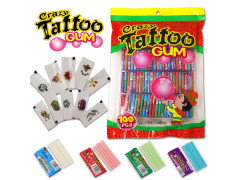 Ж.резинка (брусок) TATTOO Crazy 100шт 2,6 гр