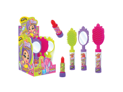 Аксессуары для девочки леденец (помада,зеркало,расчёска) MY STAR LIPSTICK Johny Bee 12шт