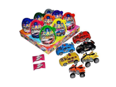 Игрушка с леденцами Машинка в яйце 9 Small Car Eggs 8*9шт*10гр
