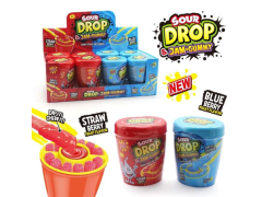Жидкая карамель-гель + мармелад Sour drop pen jam+gummy 12*8*96г