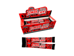 Жевательная конфета Zombie chews sour fizzy cola шипучая Кола 24шт*20гр