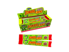Жевательная конфета Zombie chews sour apple кислое Яблоко 24шт*20гр